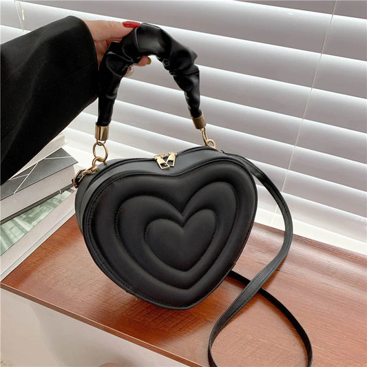Fashion Love Heart Shape Shoulder Bag Small 